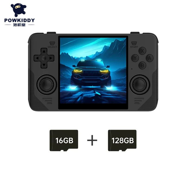 Ручная игровая приставка Powkiddy RGB30 4,0 - дюймовый IPS с открытым ...