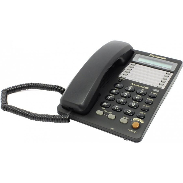 Телефон проводной Panasonic KX-TS2365RUB черный - купить с доставкой по ...