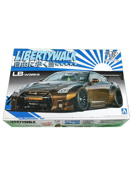 Сборная модель автомобиля LB Works R35 GT-R type 2 Ver.1 , Япония, 1:24 ...