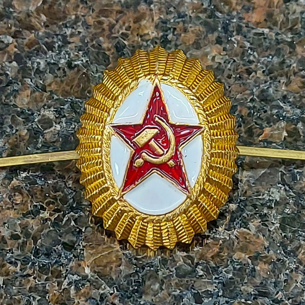 Кокарда ОБЩЕВОЙСКОВАЯ ОФИЦЕРСКАЯ СССР образца 1988 года - купить с ...
