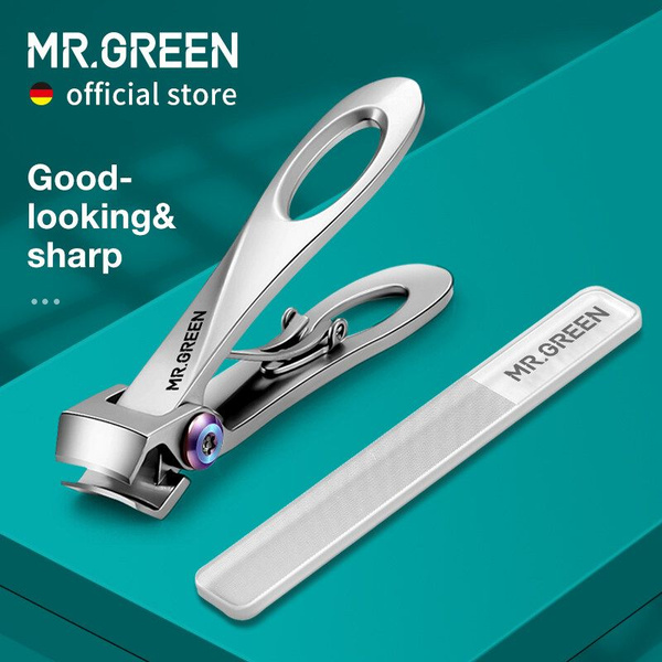 MR.GREEN машинка для стрижки ногтей из нержавеющей стали с широким ...