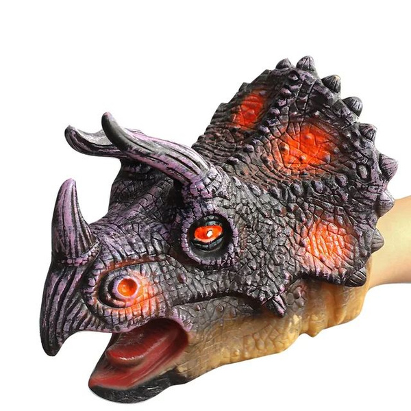 Игрушка на руку перчатка Динозавр, Кукольный Рукозвери - купить с ...