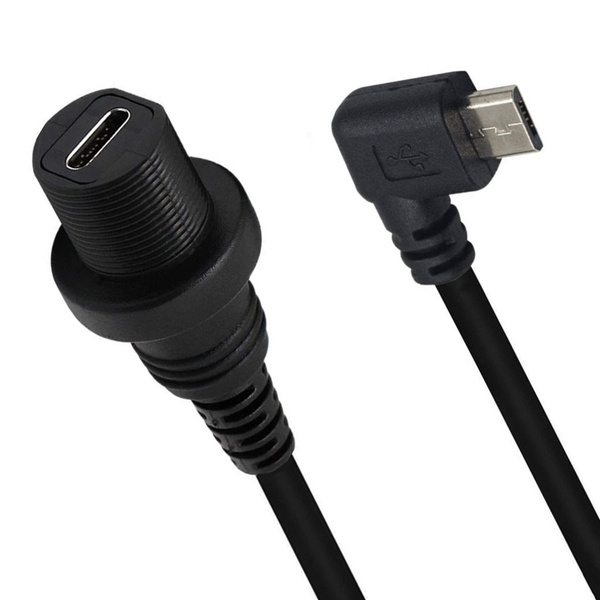 USB-кабель с разъемом Type C на Micro 5P - изогнутый влево - купить с ...