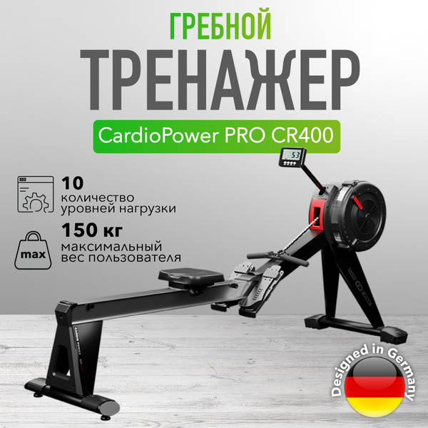 Гребной тренажер CardioPower CR400 купить по выгодной цене в интернет ...