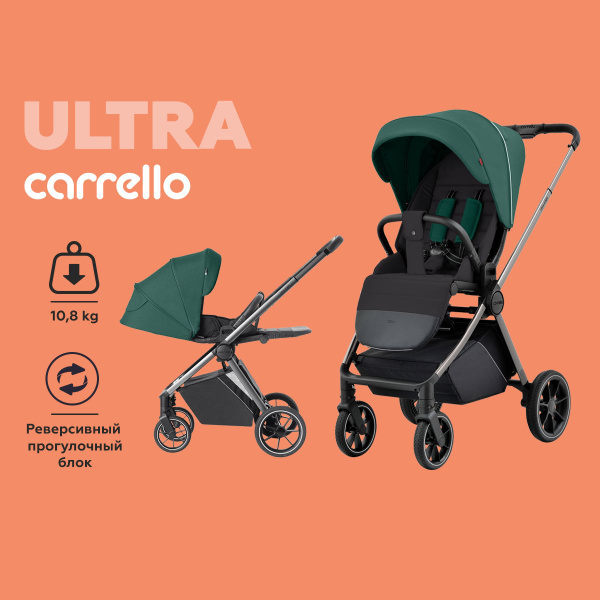 Прогулочная коляска Carrello Ultra CRL-5525, с реверсивным блоком ...