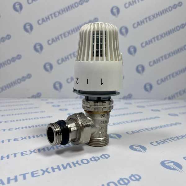 Характеристики Клапан термостатический угловой AQUALINK RTL 1/2"Нх3/4"Н ...