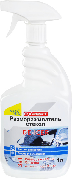 Антиобледенитель EXPERT размораживатель стекол автомобильный, 1л купить ...