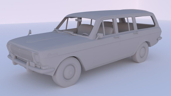 ГАЗ-24-02 сборная модель в масштабе 1:87 - купить с доставкой по ...