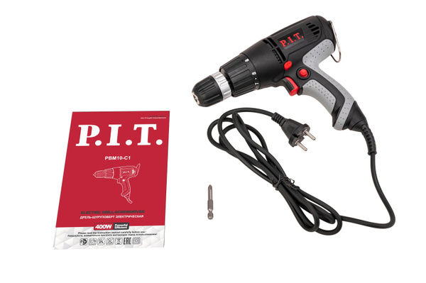Дрель шуруповерт электрическая P.I.T. PBM10-C1 купить на OZON по низкой ...