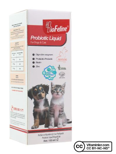 Biofeline жидкий пробиотик для кошек и собак 100 мл - купить с ...