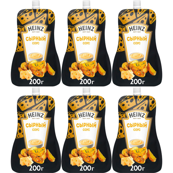 Соус Heinz Сырный универсальный 200 г, набор: 6 штук купить на OZON по ...