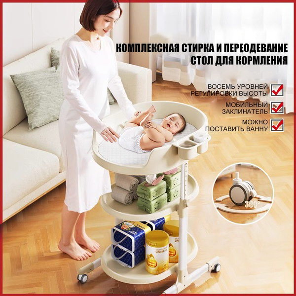 Пеленальный стол,60х75х101см - купить с доставкой по выгодным ценам в ...