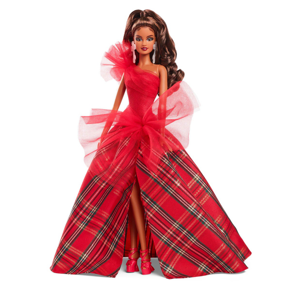 Кукла Barbie 2024 Holiday Doll (Барби Праздничная 2024 Мулатка ...