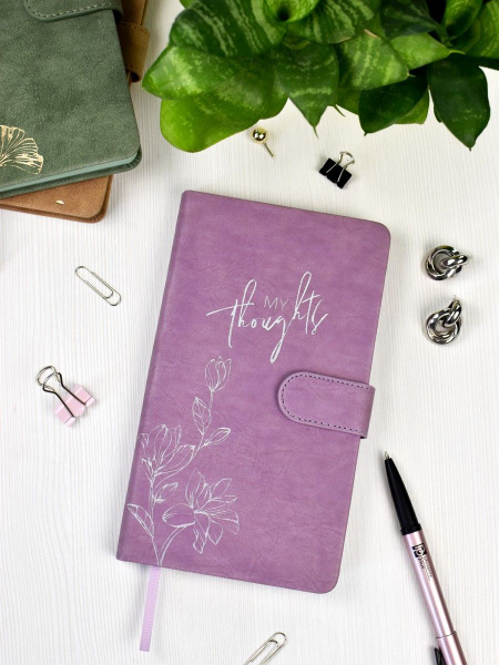 Ежедневник недатированный ESCALADA А6+ 120л в твёрдом переплёте из ...