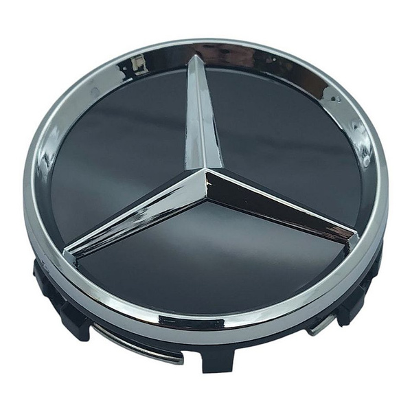 Крышка ступицы литого диска Mercedes / Колпачек колеса Мерседес / 60 мм ...