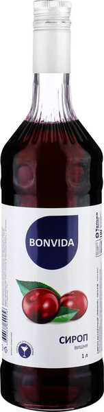 Сироп BONVIDA со вкусом вишни, 1л - купить с доставкой по выгодным ...