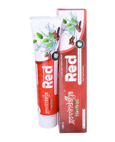 Зубная паста Ред Говиндая (Red Govindaya), 100 грамм - купить с ...