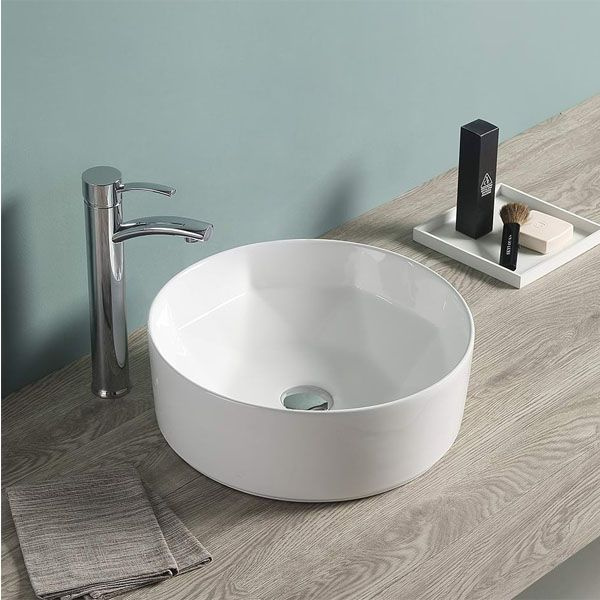 Накладная круглая раковина 41 см на столешницу Comforty 78258 с ...