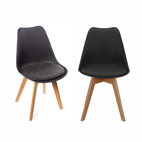 Стулья для кухни 2 шт BRADEX Home комплект Eames Bon пластиковые со ...