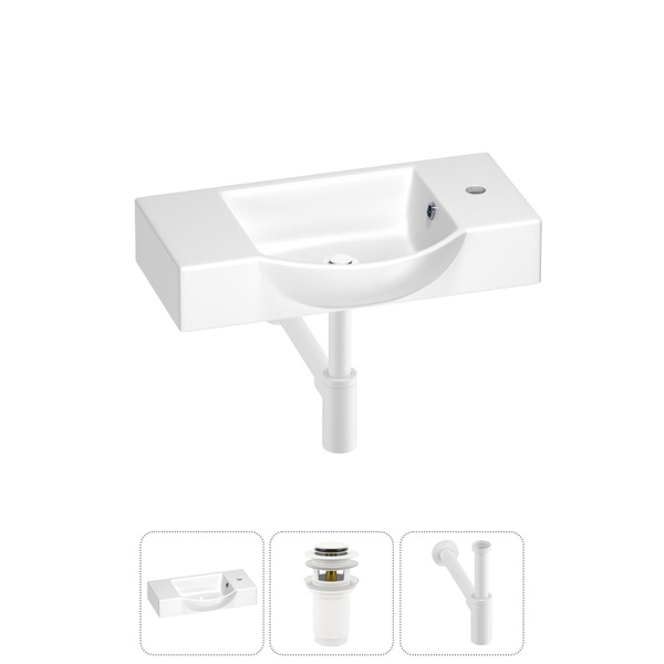 Маленькая раковина в туалет Wellsee WC Area 202011812 в наборе 3 в 1 ...