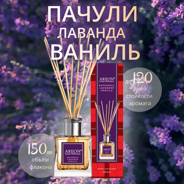Ароматический диффузор Areon, Пропитанный, Лаванда, 150 мл купить по ...