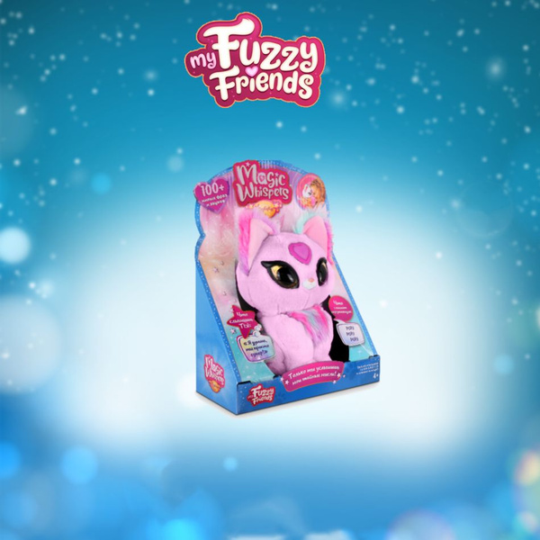 Мягкая игрушка My Fuzzy Friends кошка зои розовый 17 см Новогодний ...