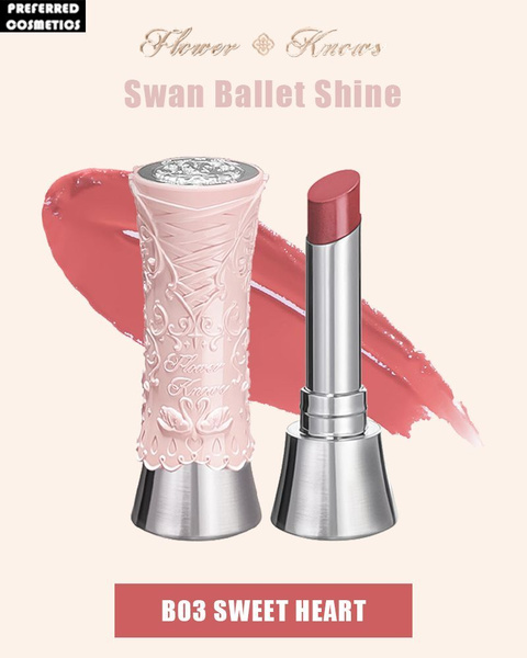 Flower Knows Swan Ballet Shine Губная помада, 3,5 г - B03 Sweet Heart ...