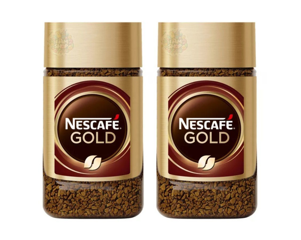 Nescafe Gold Кофе растворимый Порошковый 96г. 2шт. купить на OZON по ...