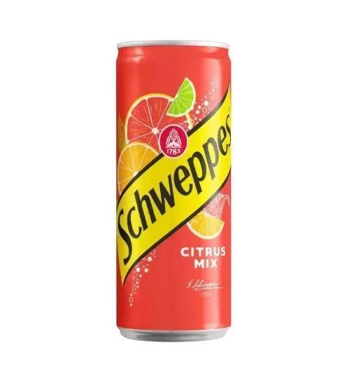 Газированный напиток Schweppes Citrus Mix / Швепс Цитрус Микс 24шт. 330 ...