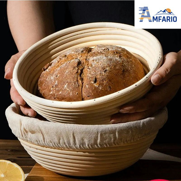 AMFARIO Корзина для расстойки хлеба, Круглая, 16 см x 16 см, 1 шт ...