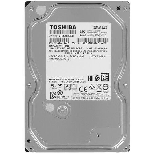 Жесткий диск, 1 ТБ,32 МБ, SATA III, 6 Гбит/с HDD, SSHD 1 ТБ Внутренний ...