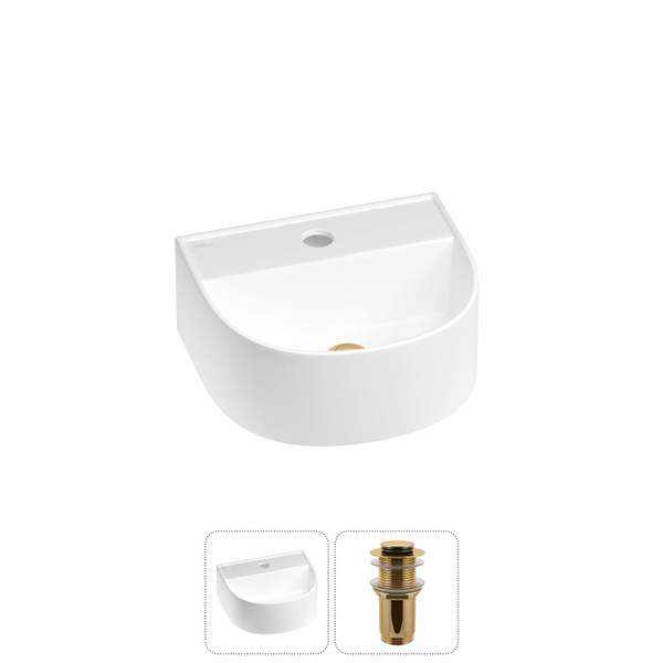 Маленькая раковина в туалет Wellsee WC Area 20212111R в наборе 2 в 1 ...