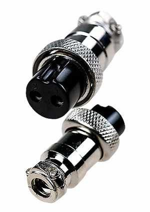 1-561-2, разъем MIC-16 2 Pin, "гнездо", металл на кабель купить на OZON ...