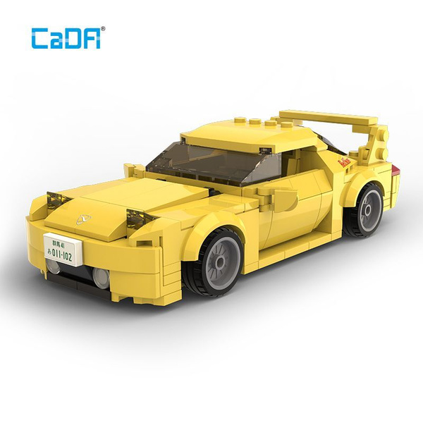 CaDA® C55013W - Mazda FD35 RX-7 Versenyautó - lego-kompatibilis építőjáték - 278 db építőkocka