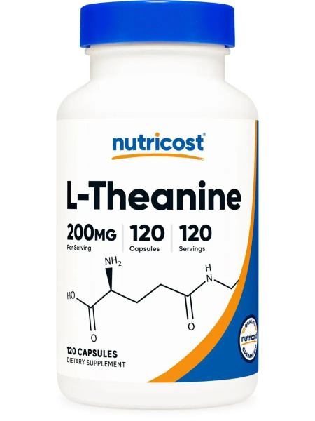Л-Теанин (L-Theanine), 200 мг, 120 капсул купить на OZON по низкой цене ...
