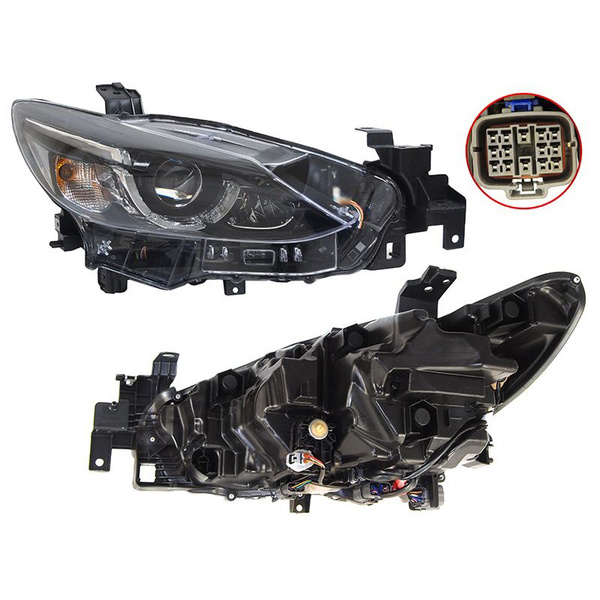 Фара Mazda 6 15-18 / Atenza 15-18 (Слева/ LED/ С электрокорректором)