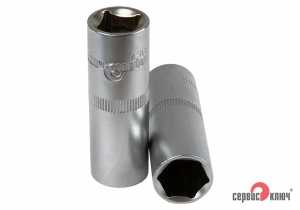Головка 16 мм (1/2" глубокая 12 граней) Сервис Ключ