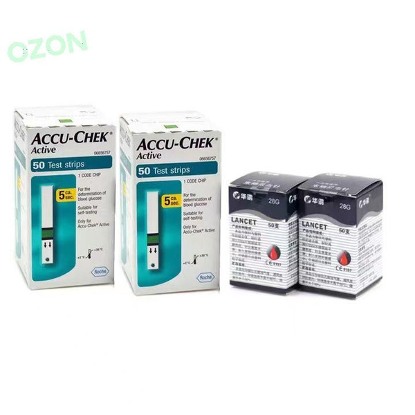 Тест Полоски Accu Chek Active Купить