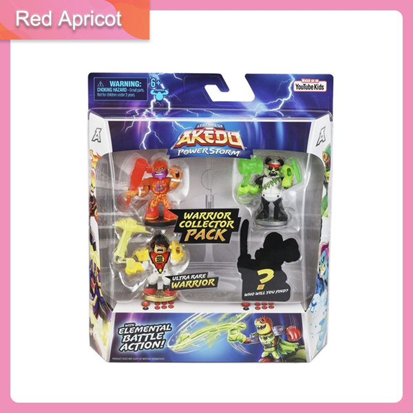 Figurines Akedo Wave 6 – Lot Dragon Strike Chuck, Tiger Strike Hi-Ashi, Sting Strike Bugout