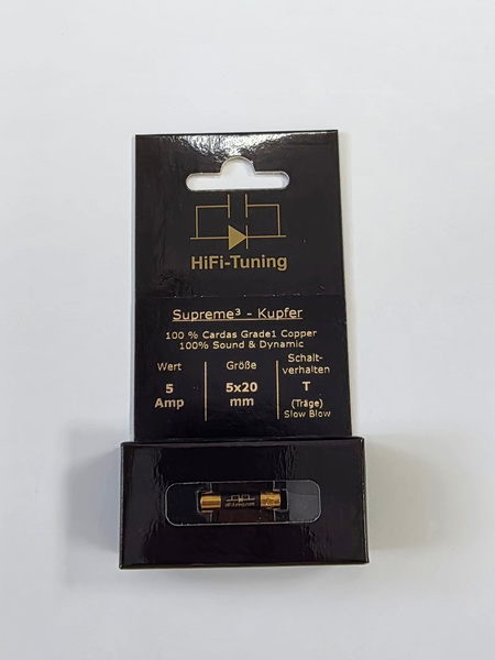 Hi Fi Tuning Supreme3 Copper 5x20 мм предохранитель медленный 5a 