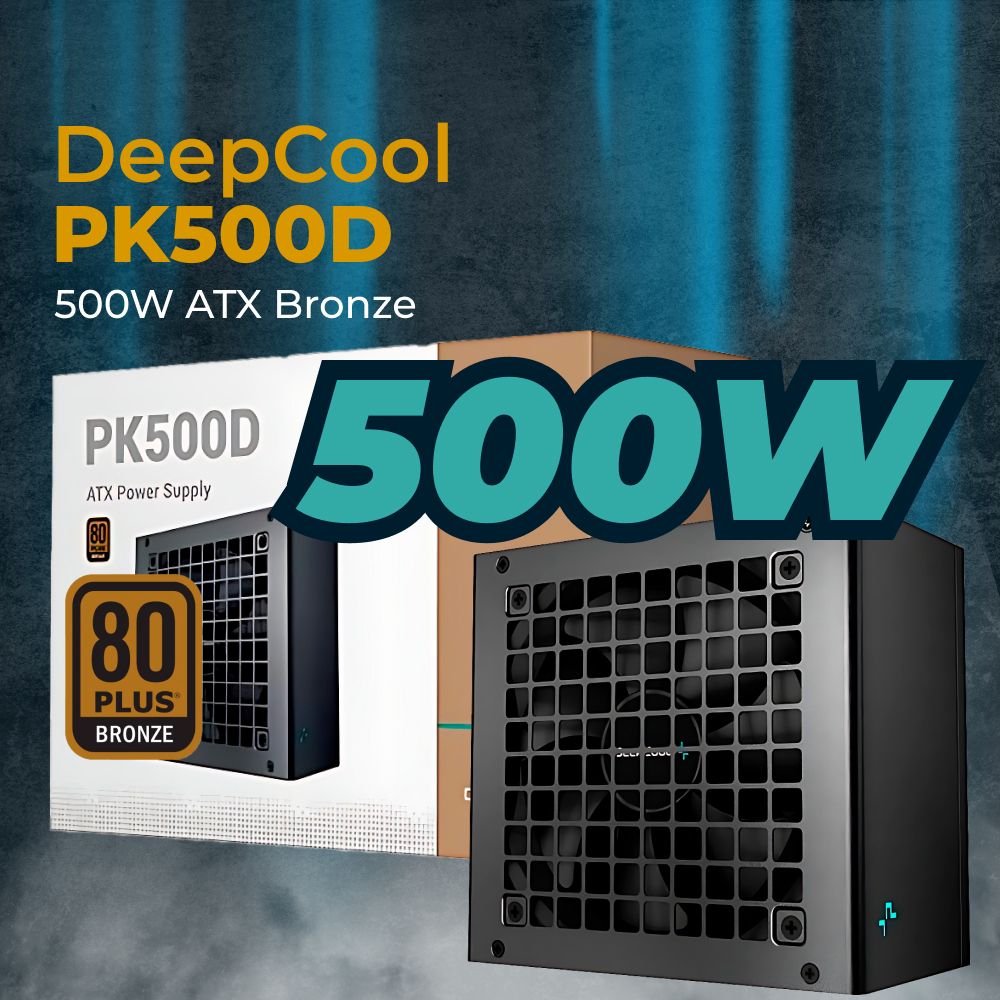 БлокпитаниядляПКDEEPCOOLPK500D500W,80PLUSBronze,(R-PK500D-FA0B-EU)черный