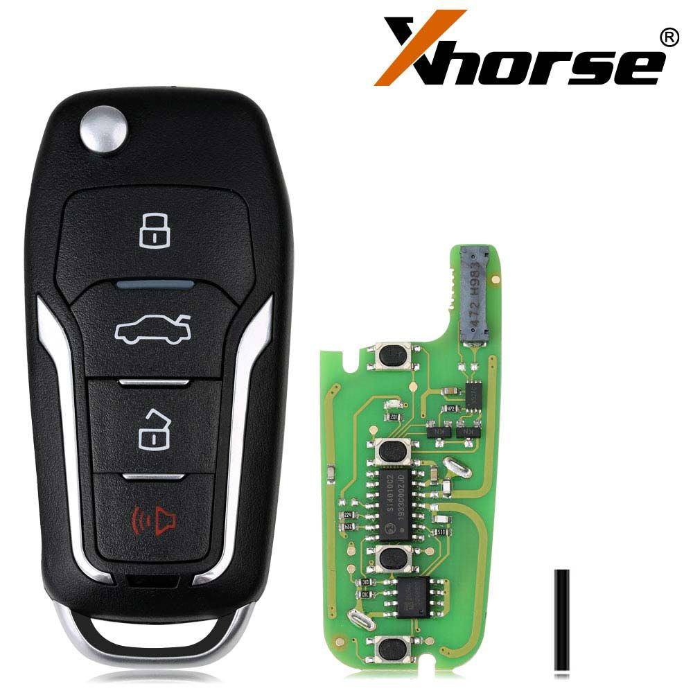 Как разобрать ключ xhorse Xhorse XEFO01EN супер удаленный ключ Ford Flip 4 кнопки встроенный суперчип англ