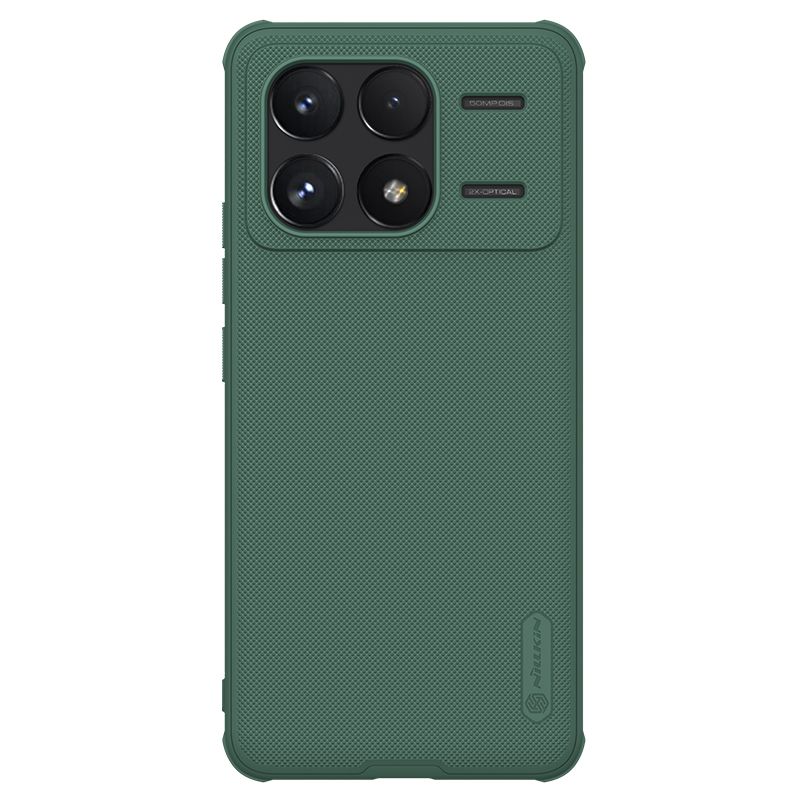 ЧехолдляXiaomiPocoF6ProNillkinSuperFrostedShieldProCase,зеленый