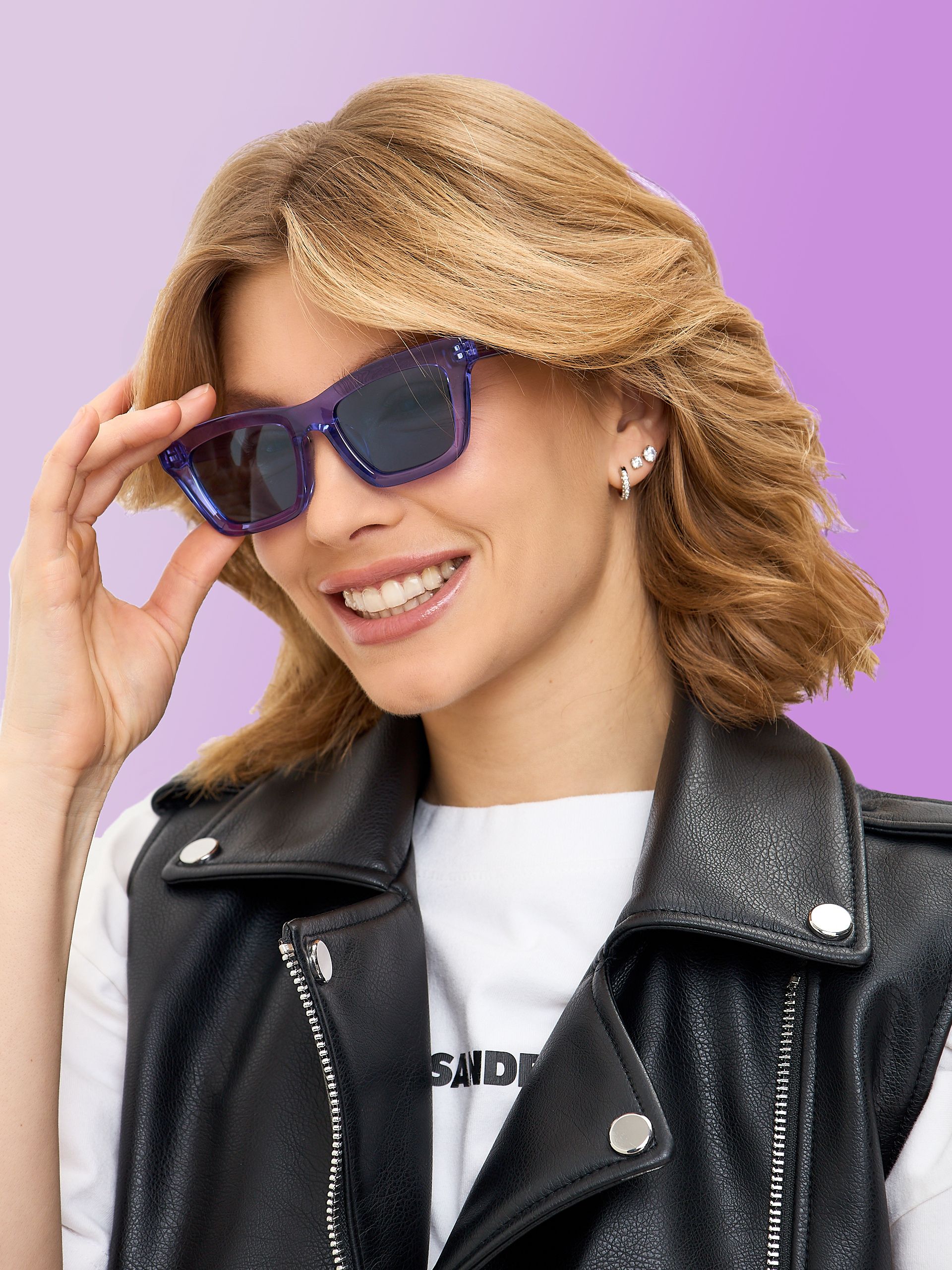 Солнцезащитные очки унисекс с поляризацией DORIZORI MB1327 цвет 2 на любой тип лица модель 57.