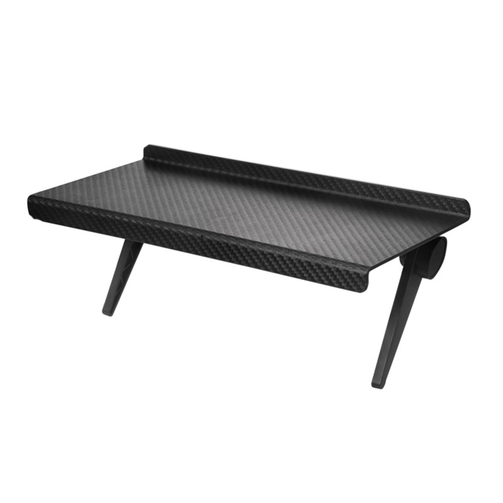 Полка для приставки, ресивера, роутера, часов, свечей, пульта UNITEKI DM2611B, черная