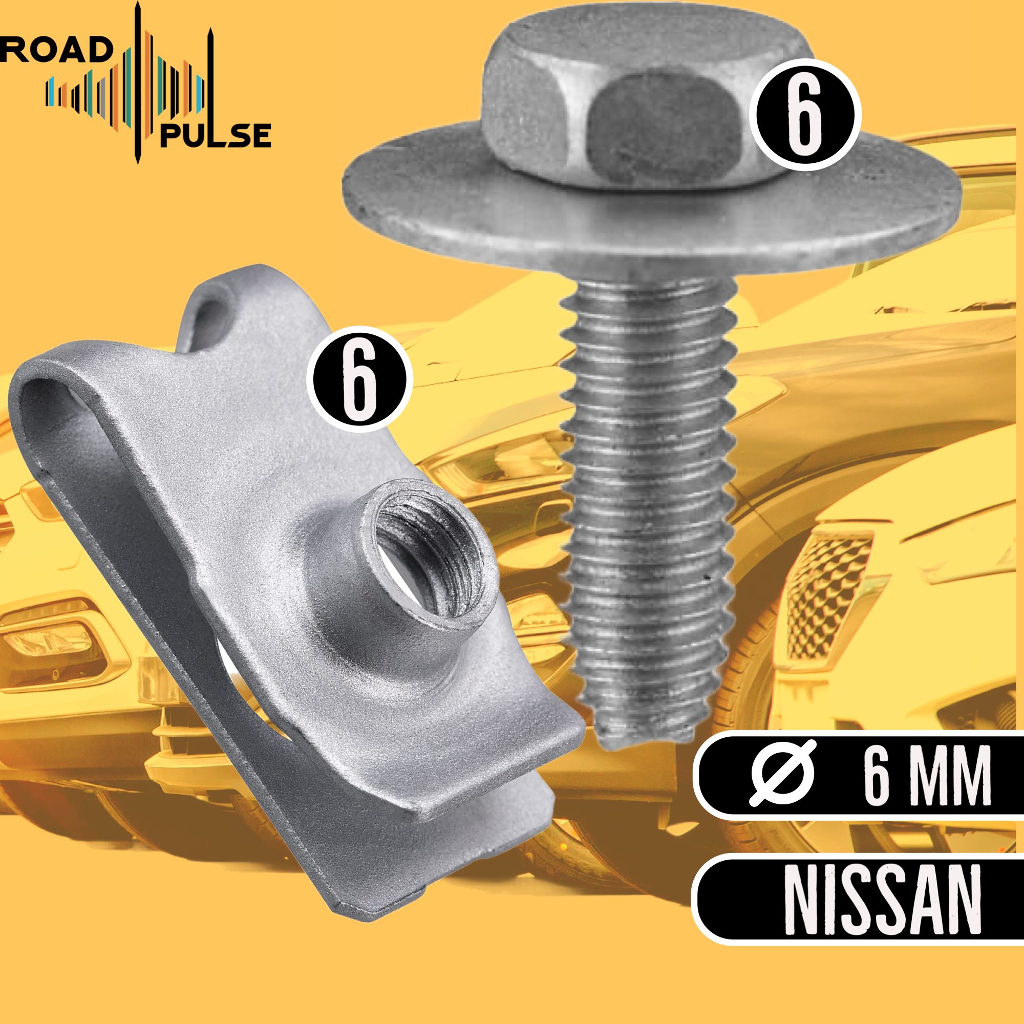 Автотовары/болтМ6/RoadPulse