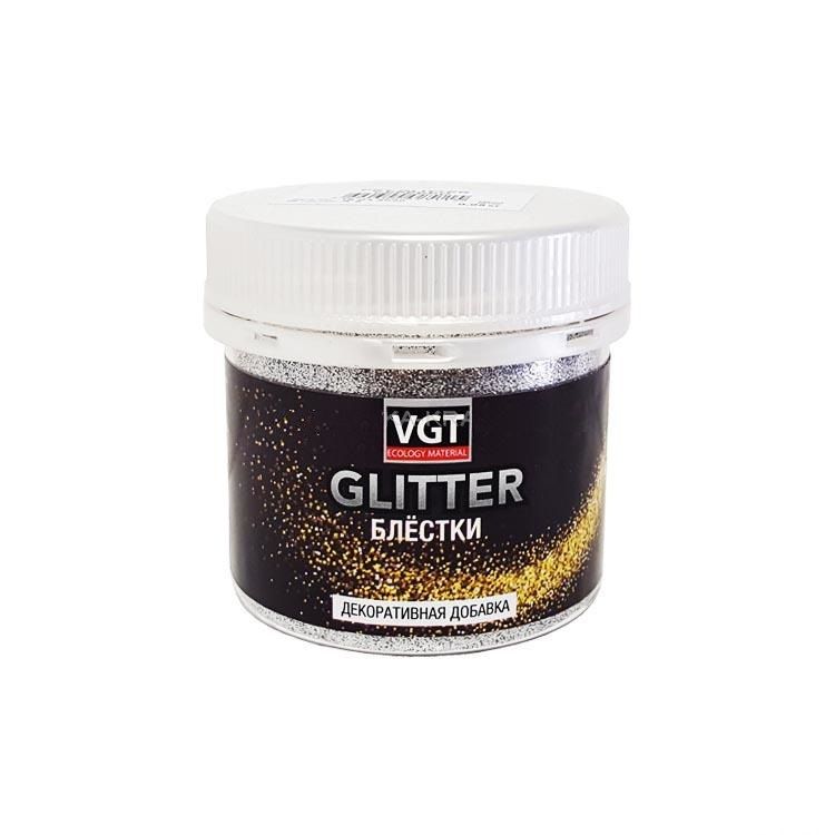 Добавка декоративная, блестки VGT Glitter (50гр) золото