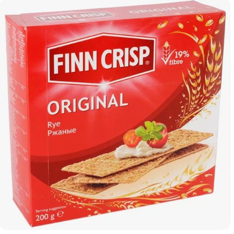 Хлебцы ржаные Finn Crisp Original, 200 г,