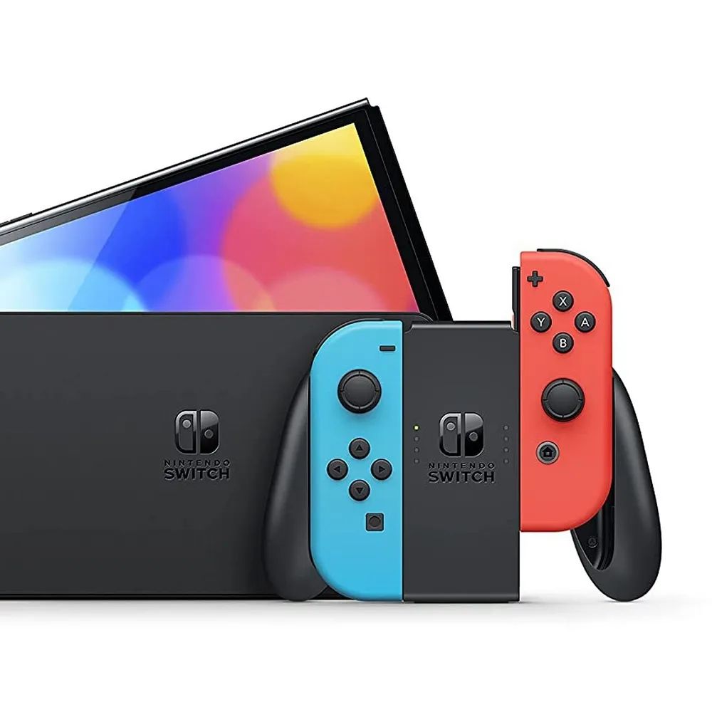 Игровая приставка Nintendo Switch Oled Neon Red-Blue