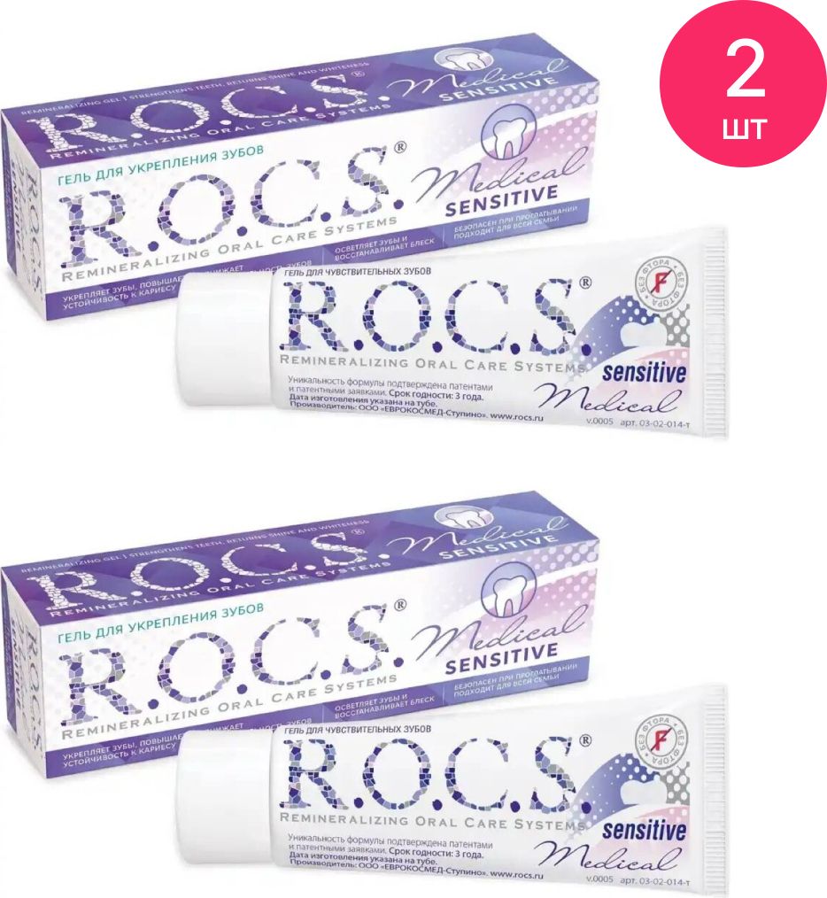 Rocs Гель Для Чувствительных Зубов Купить